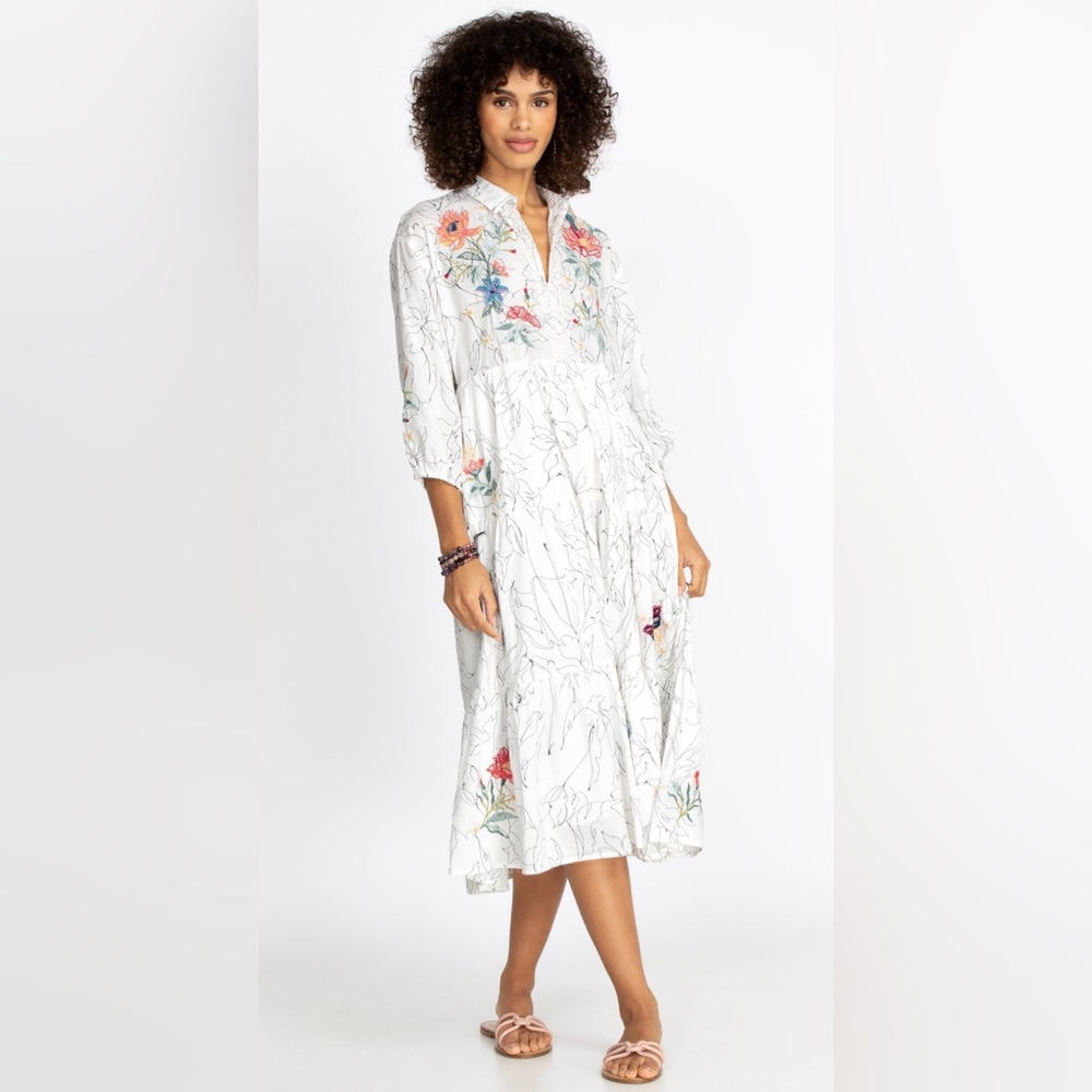 Johnny Was ‘Jordan’ Tiered Wanderer Dress